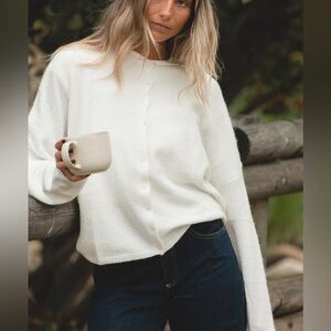 SOLAI - button cardigan